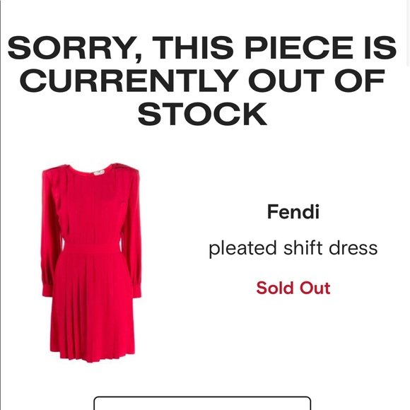 NWT FENDI SHIFT DRESS - Picture 5 of 17
